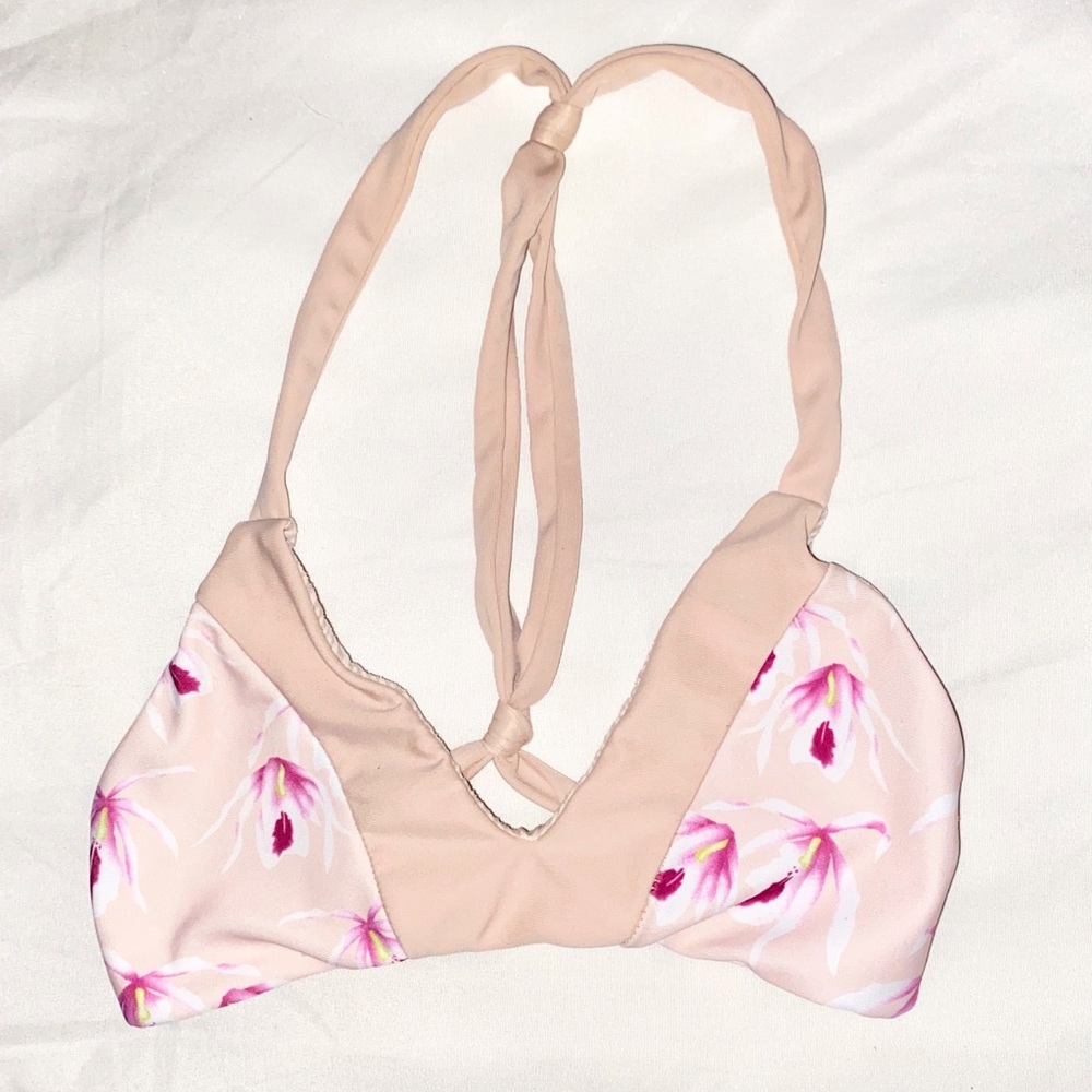 Acacia swimwear island orchid biarritz top